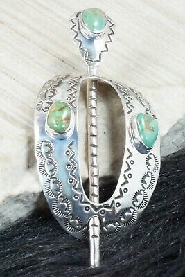 Royston Turquoise & Sterling Silver Hair Barrette - Michael Thompson