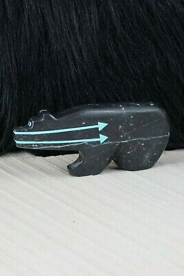 Bear Zuni Fetish - Bernard Laiwakete - Zuni Bear Carving - Native American - High Lonesome Trading