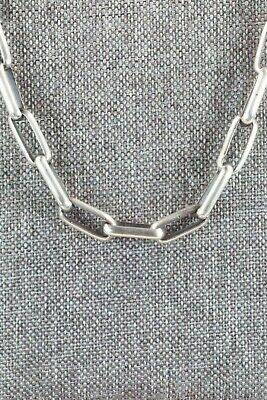 Sterling Silver Chain Necklace - Lawrence Yazzie - High Lonesome Trading