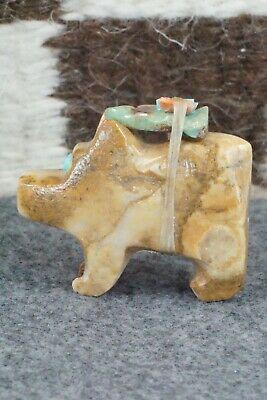 Bear Zuni Fetish Carving - Taylor Gia - High Lonesome Trading