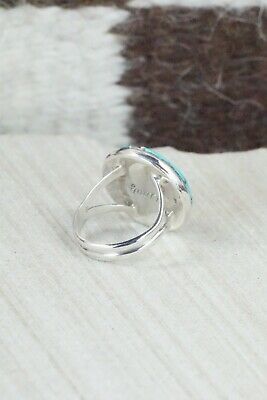 Turquoise & Sterling Silver Ring - Amy Wesley - Size 6