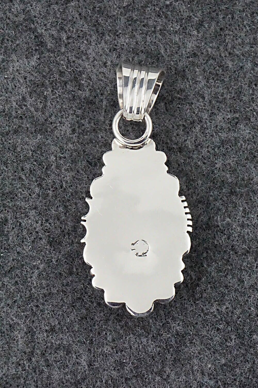 Turquoise and Sterling Silver Pendant - Daniel Benally