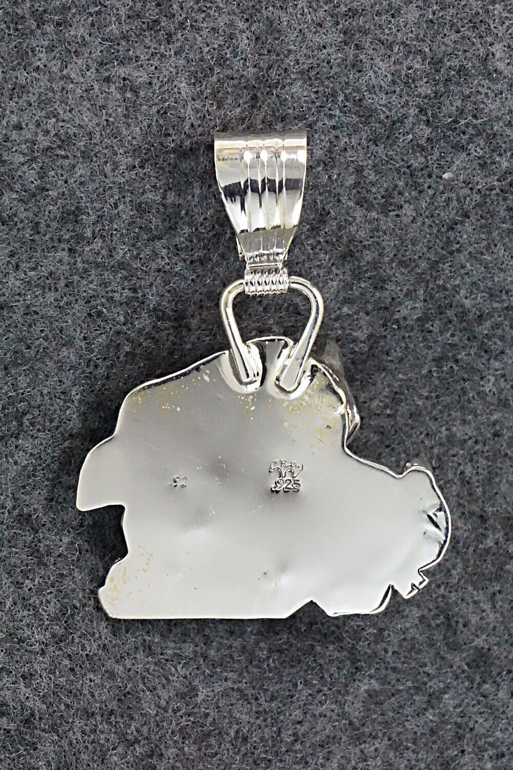 Turquoise & Sterling Silver Pendant - Jeannette Saunders