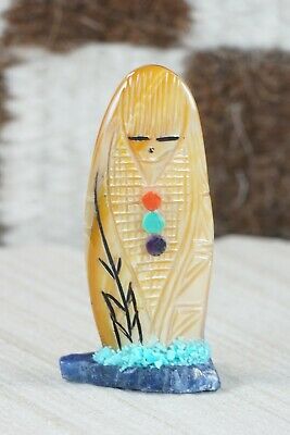 Corn Maiden Zuni Fetish Carving - Gloria Chattin
