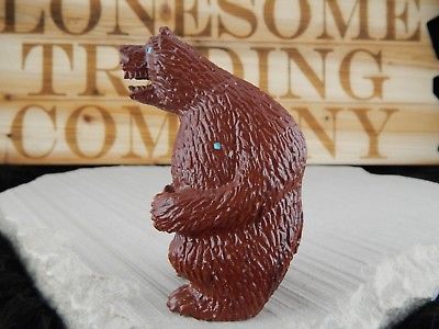 Bear - Zuni Fetish - Ephram Chavez - Zuni Bear Carving - Native American - High Lonesome Trading