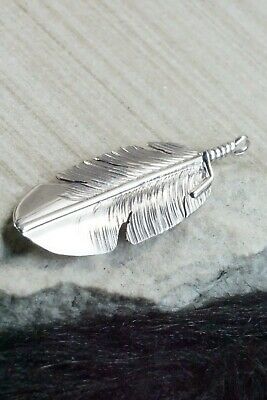 Sterling Silver Feather Pendant - Ben Begay