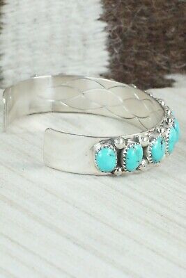 Turquoise & Sterling Silver Bracelet - Darlene Begay