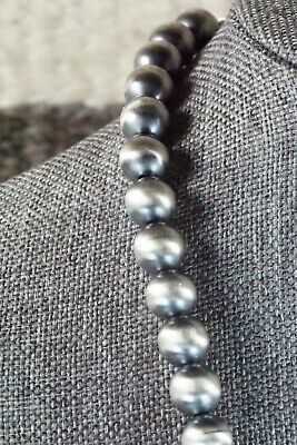 Sterling Silver Navajo Pearl Necklace - Jan Mariano