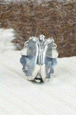 Turquoise & Sterling Silver Ring - Andrew Vandever - Size 8.75