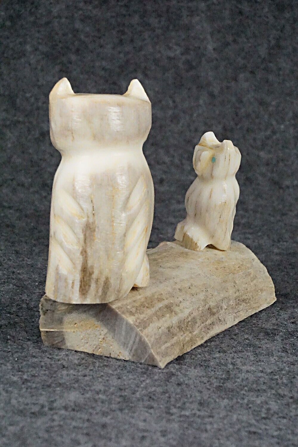 Owl Zuni Fetish Carving - Brandon Phillips