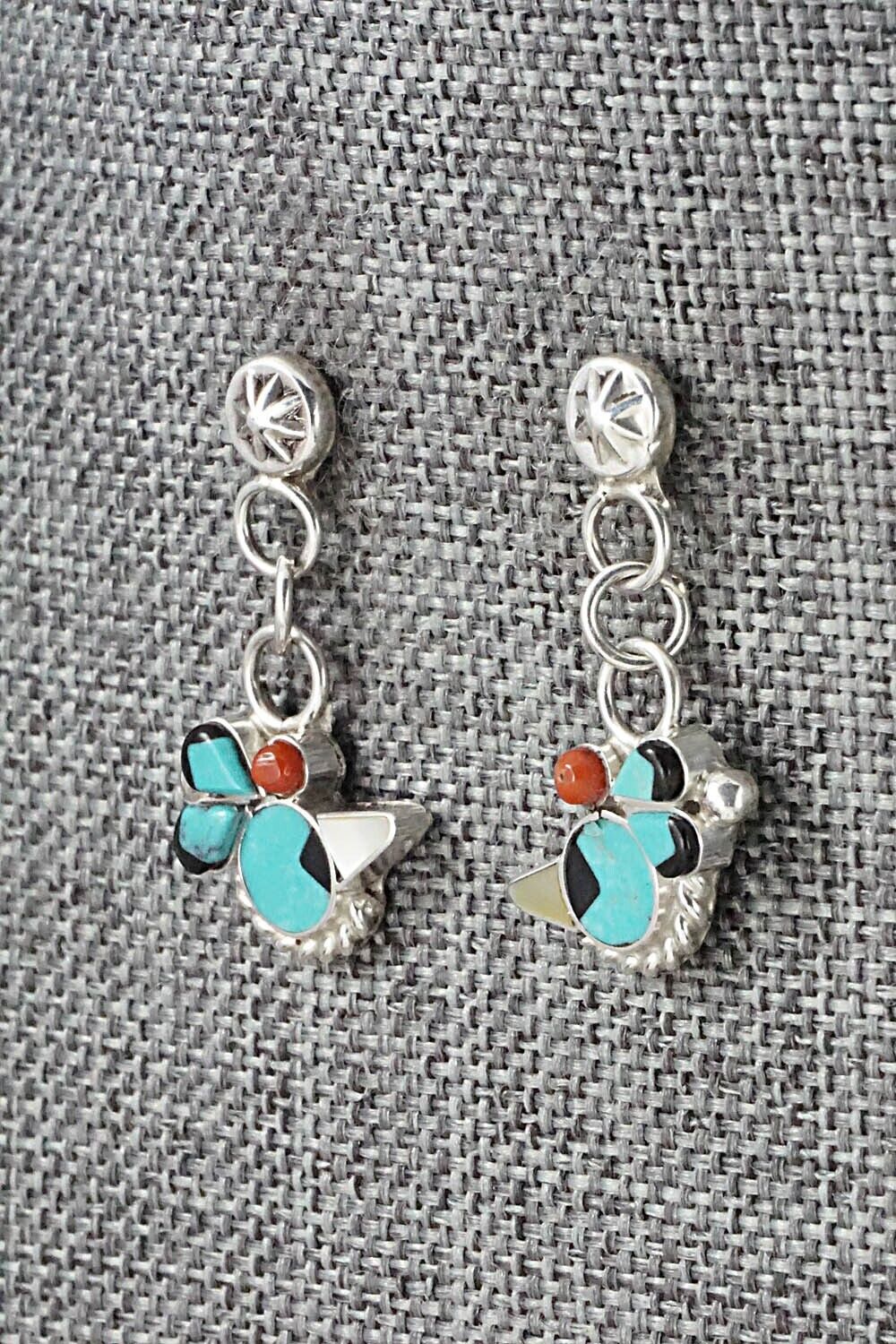 Multi Stone & Sterling Silver Earrings - Michelle Peina