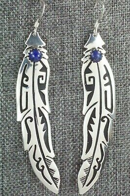 Lapis & Sterling Silver Earrings - Rosita Singer