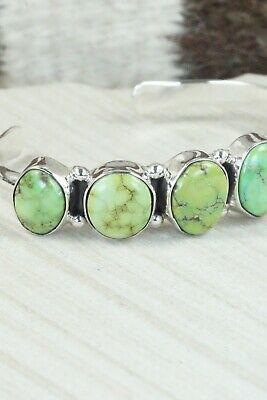 Turquoise & Sterling Silver Bracelet - Thomas Yazzie - High Lonesome Trading