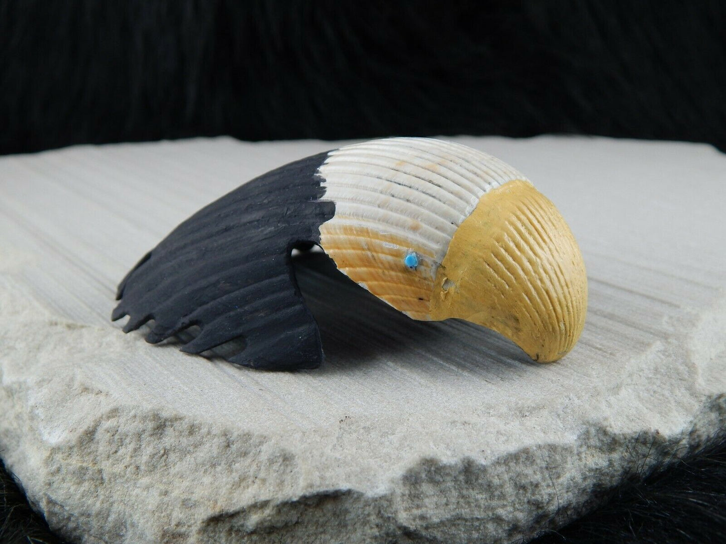 Eagle Zuni Fetish Carving - Kelly Lementino - High Lonesome Trading