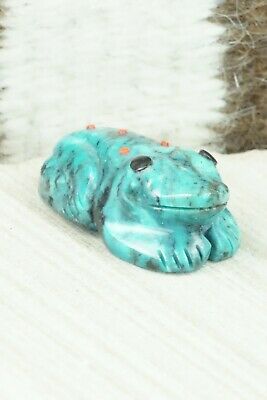 Frog Zuni Fetish Carving - Reynold Lunasee