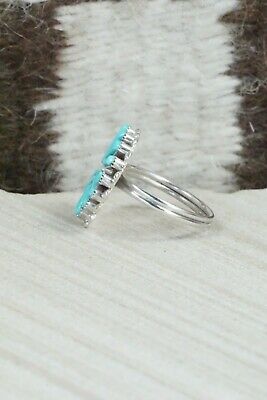 Turquoise & Sterling Silver Ring - Rebecca B. Laate - Size 6.75