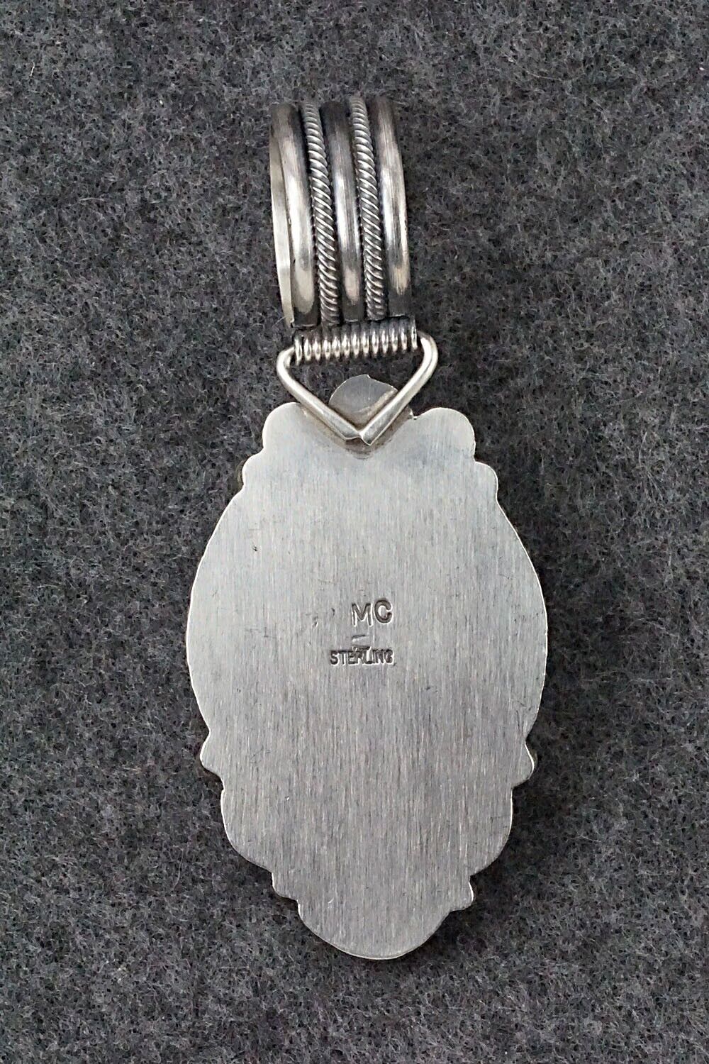 Turquoise & Sterling Silver Pendant - Michael Calladitto