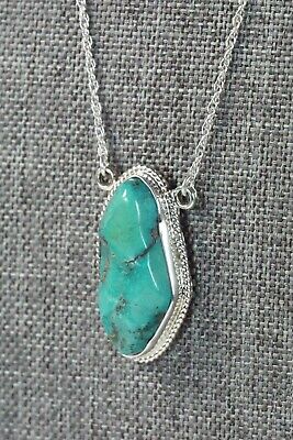 Navajo Turquoise & Sterling Silver Necklace - Annie Spencer