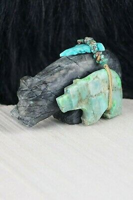 Bear Zuni Fetish Carving - Douglas Martza - High Lonesome Trading