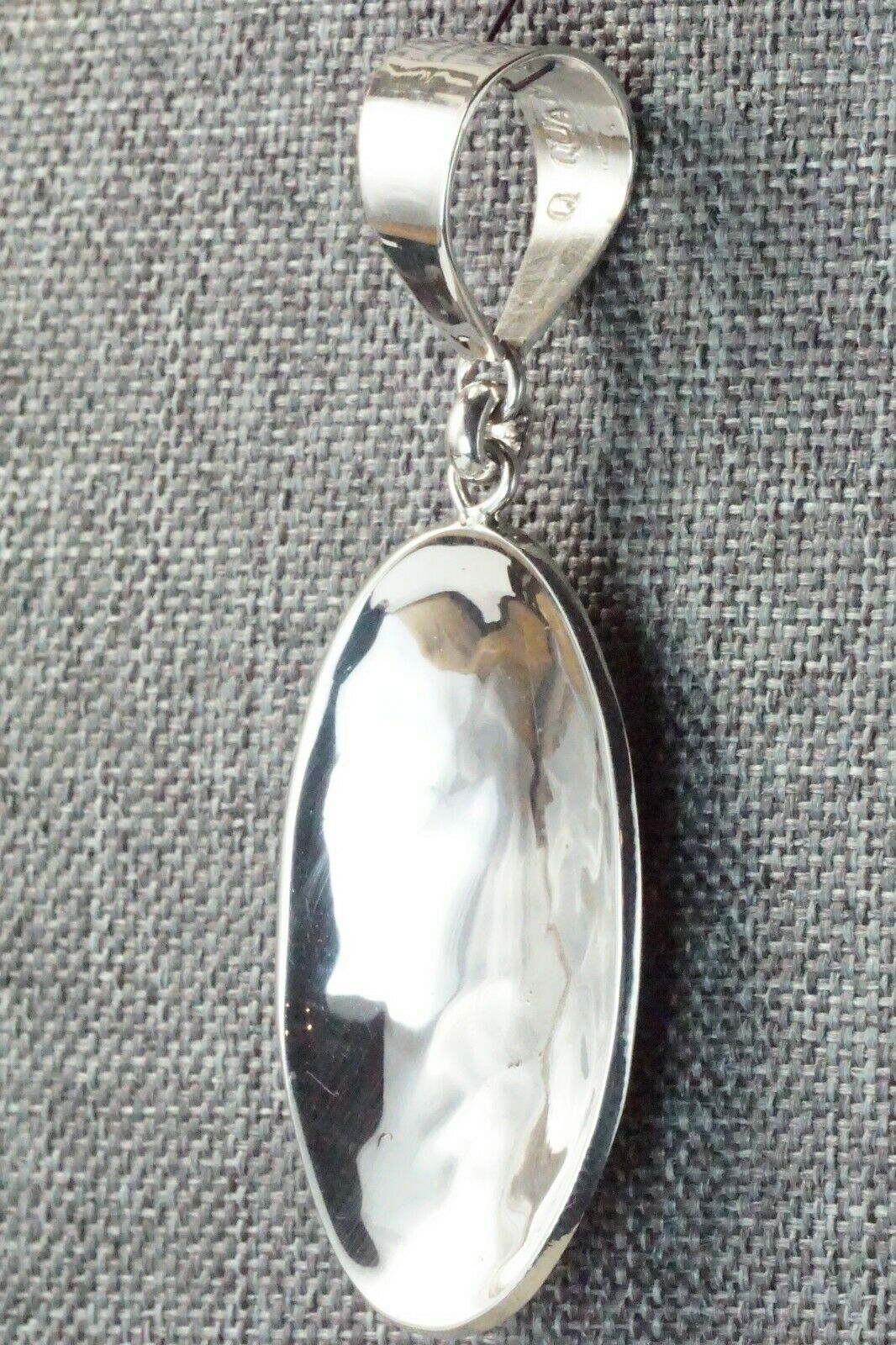 Inlay Coral Cardinal & Sterling Silver Pendant - Quintin Quam Sr