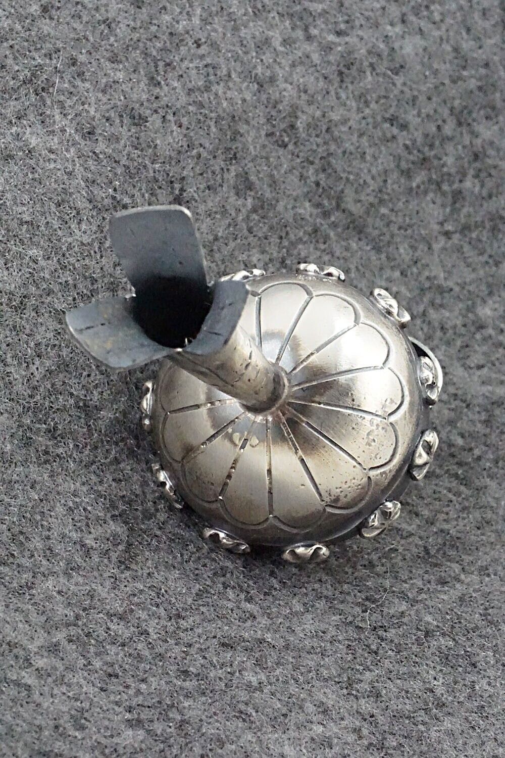 Sterling Silver Blossom Pendant - Tim Yazzie