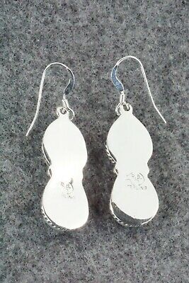 Turquoise & Sterling Silver Earrings - Verley Betone