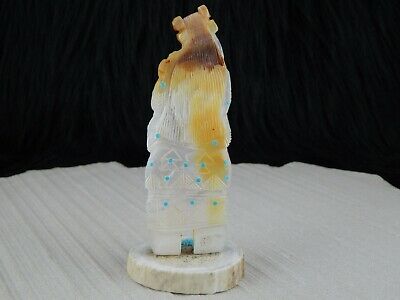 Medicine Man Zuni Fetish Carving - Caroline Peina - High Lonesome Trading