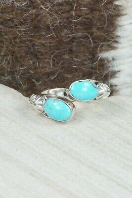 Turquoise & Sterling Silver Ring - Freida Martinez - Size 3.5