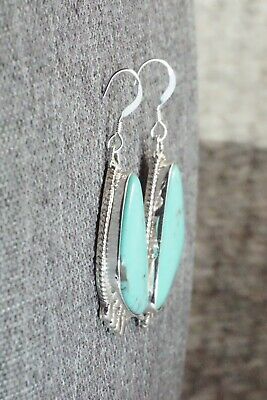 Turquoise and Sterling Silver Earrings - Sharon McCarthy