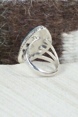 Turquoise & Sterling Silver Ring - Tom Dinesto - Size 6.75