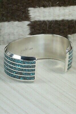 Turquoise & Sterling Silver Bracelet - Lawrence Loretto