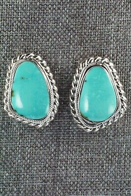 Turquoise and Sterling Silver Earrings - Sharon McCarthy