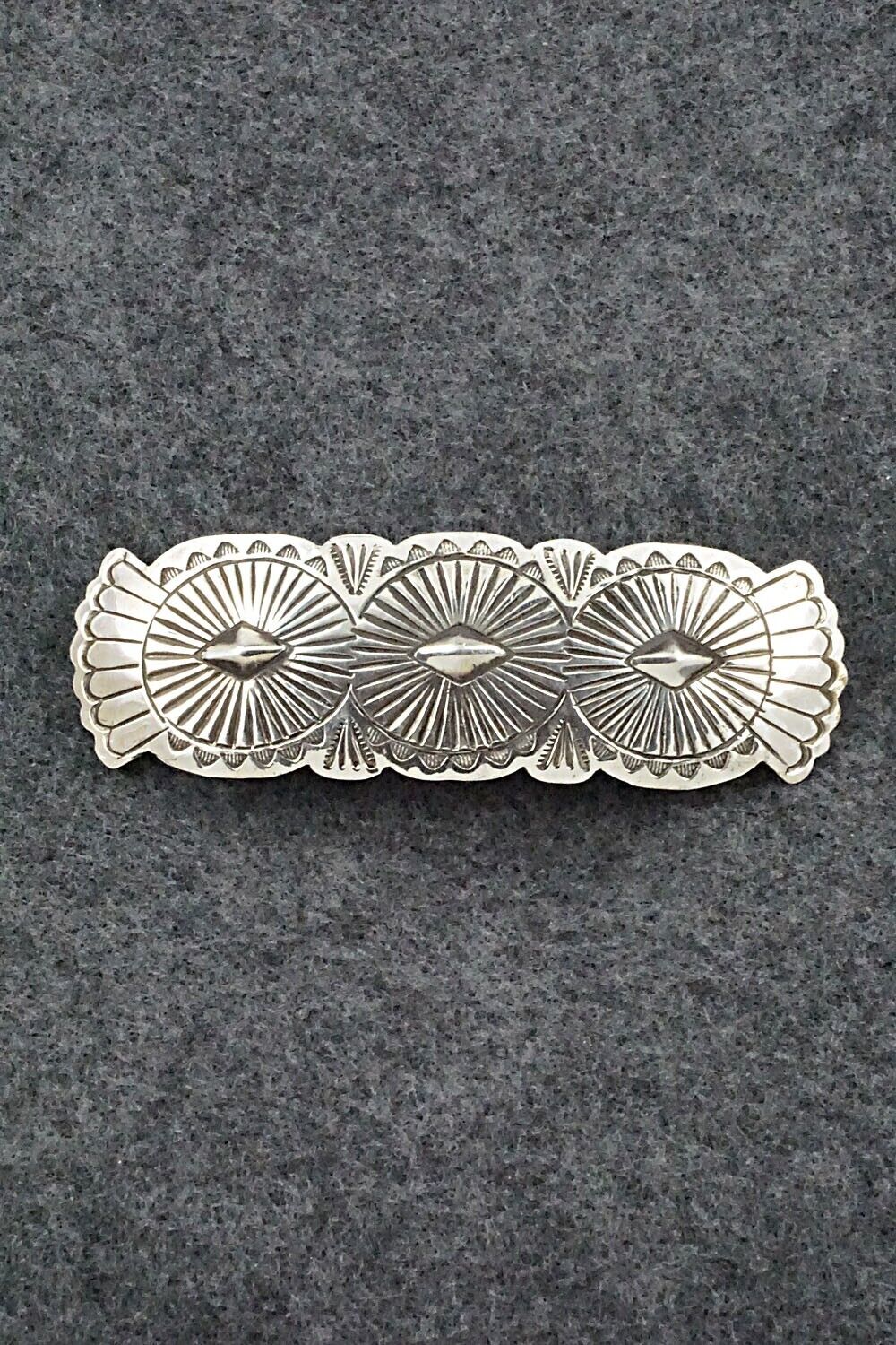 Sterling Silver Hair Barrette - Arlene Soce