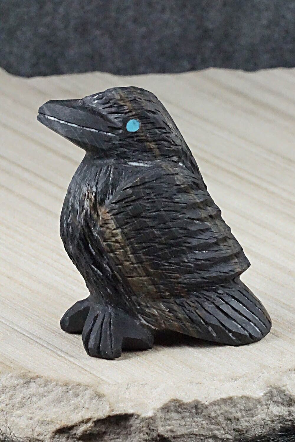 Crow Zuni Fetish Carving - Tony Mackel
