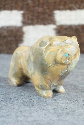 Lion Zuni Fetish Carving - Enrike Leekya