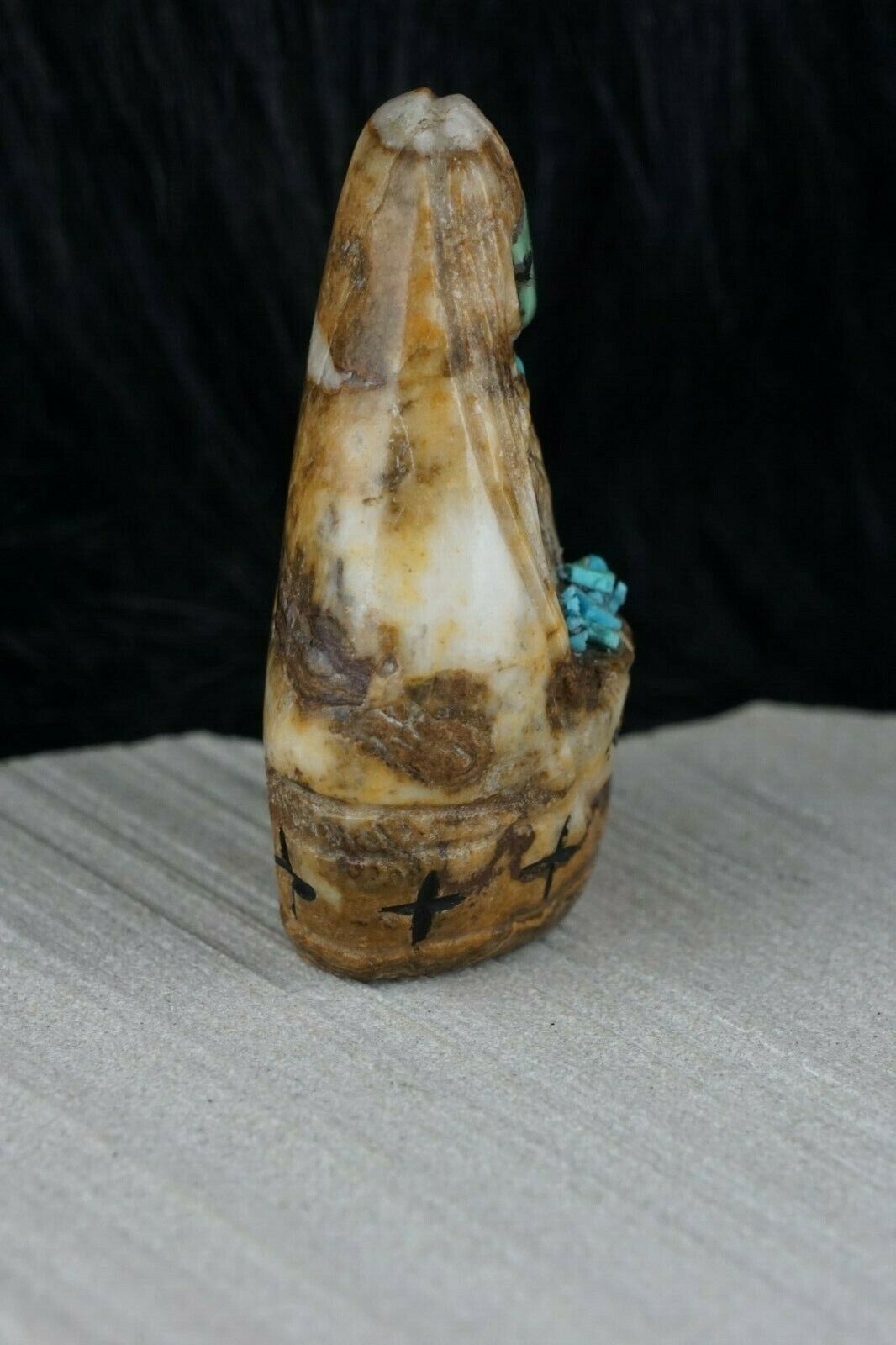 Corn Maiden Zuni Fetish Carving - Faye Quandelacy - High Lonesome Trading