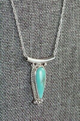 Turquoise & Sterling Silver Necklace - Sharon McCarthy
