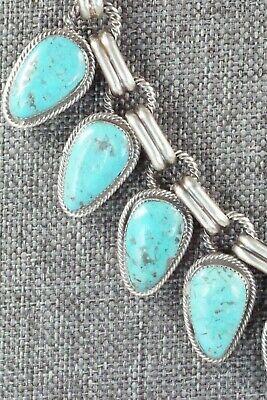 Turquoise & Sterling Silver Necklace and Earrings - Bobby Platero