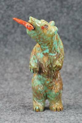 Bear Zuni Fetish Carving - Andres Quandelacy