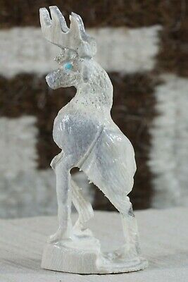 Deer Zuni Fetish Carving - Jerrold Lahaleon - High Lonesome Trading