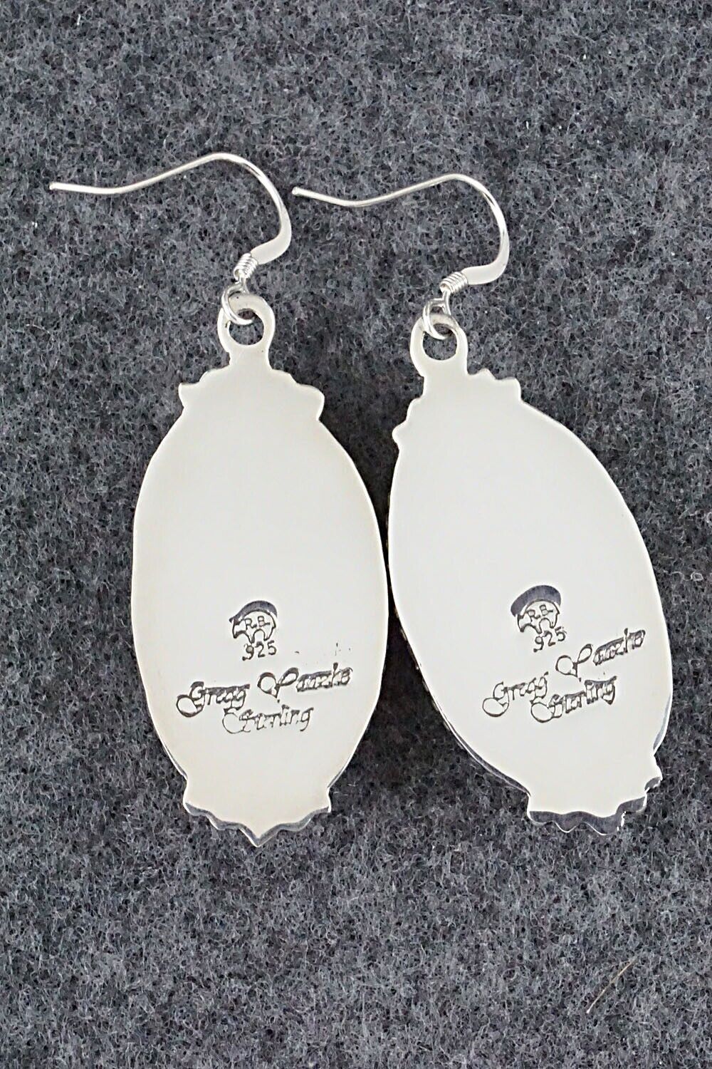 Turquoise & Sterling Silver Earrings - Gregg Yazzie