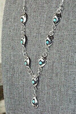 Turquoise & Sterling Silver Necklace - Leta Parker