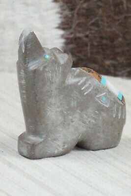 Wolf Zuni Fetish Carving - Brandon Phillips