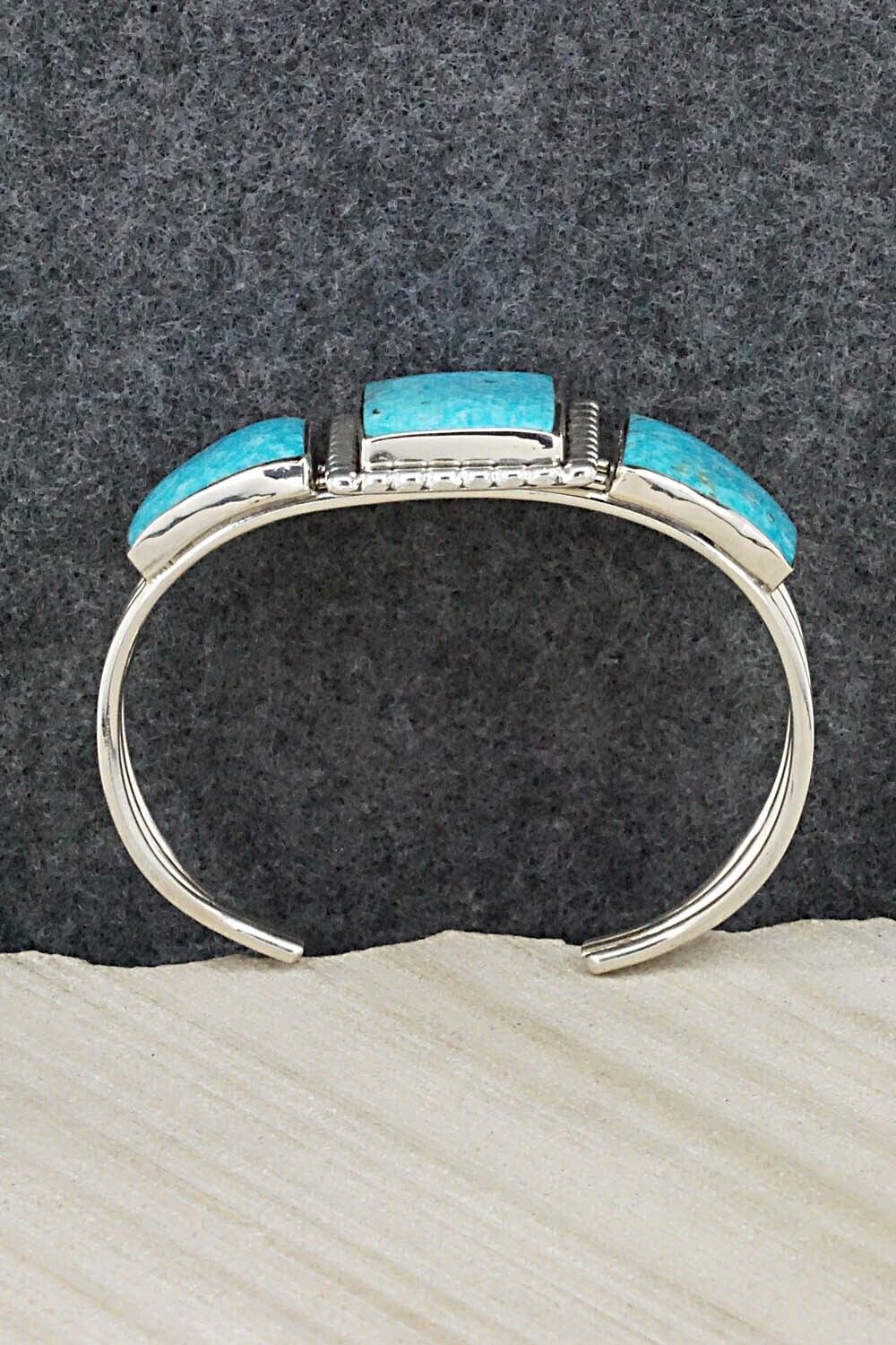 Turquoise & Sterling Silver Bracelet - Irvin Tsosie