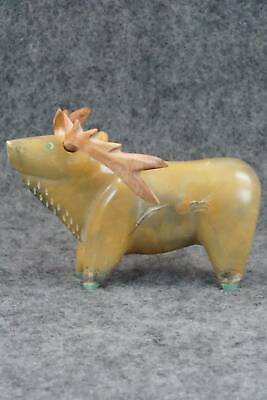 Elk Zuni Fetish Carving - Enrike Leekya