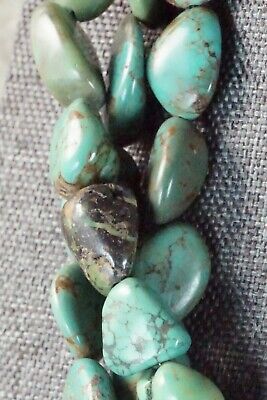 Turquoise & Sterling Silver Necklace - Navajo