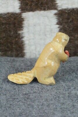 Beaver Zuni Fetish Carving - Enrike Leekya