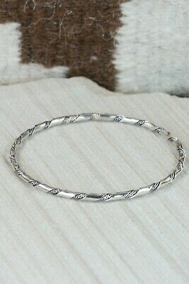 Sterling Silver Bangle Cuff - Elaine Tahe