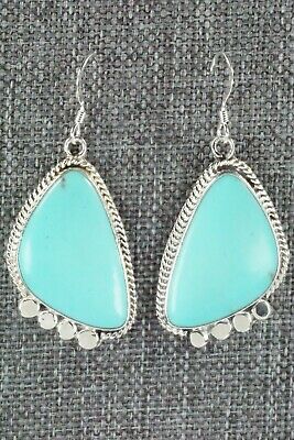 Turquoise and Sterling Silver Earrings - Sharon McCarthy