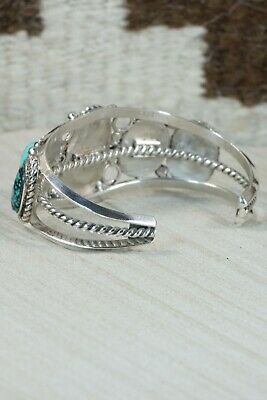Zuni Turquoise & Sterling Silver Bracelet - Native American